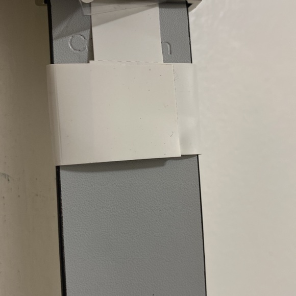 Calvin Klein Womens Belt NWT Silver Hardware Neon White Turquoise Medium - Picture 11 of 11